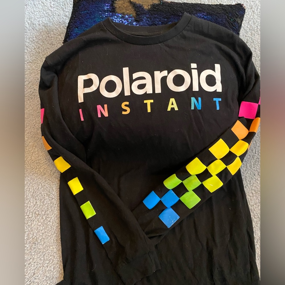 Women’s Size Medium. Polaroid Film Long Sleeve T!